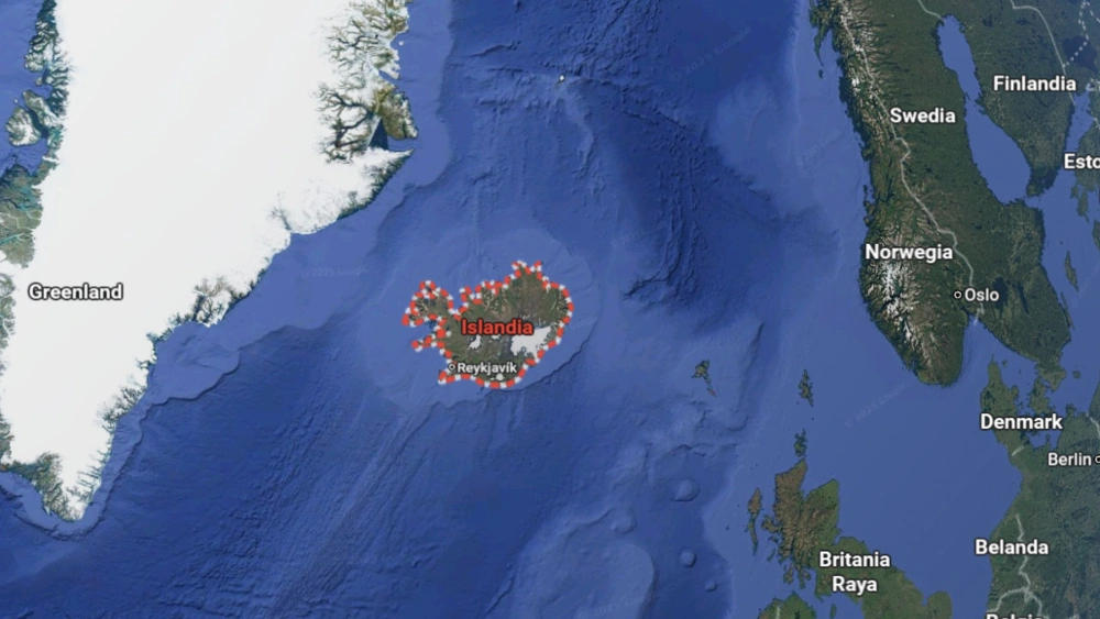 Peta Islandia. (Ftnews Googlemaps)